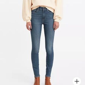 721 HIGH RISE SKINNY LAPIS TROT LEVI JEANS